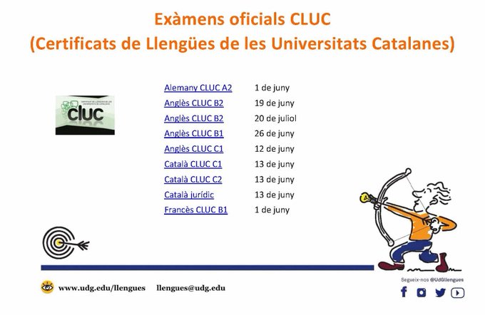 UdG: exàmens CLUC 