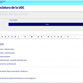 Nomenclatura de la UOC