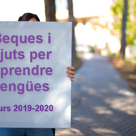 Beques per als cursos del Servei de Llengües